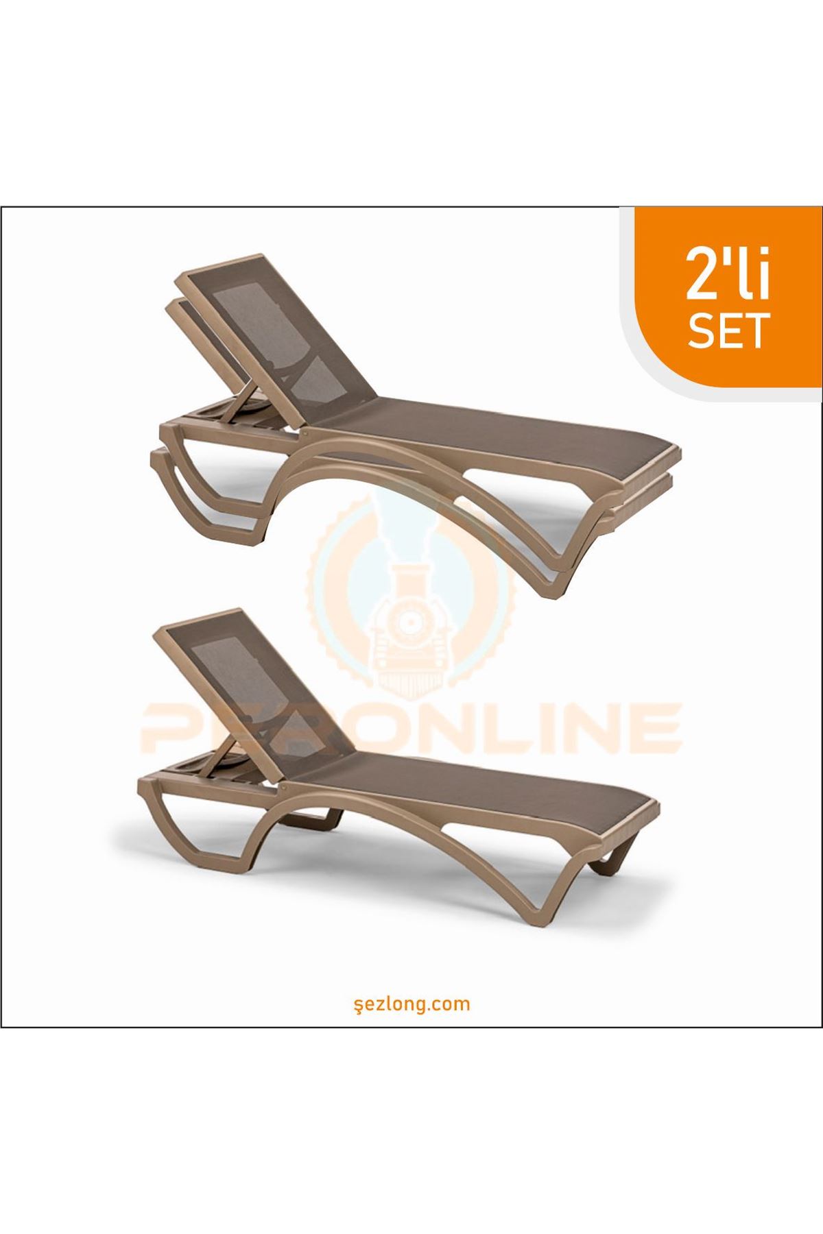 Brezza Royal Fileli Şezlong 2 Adet