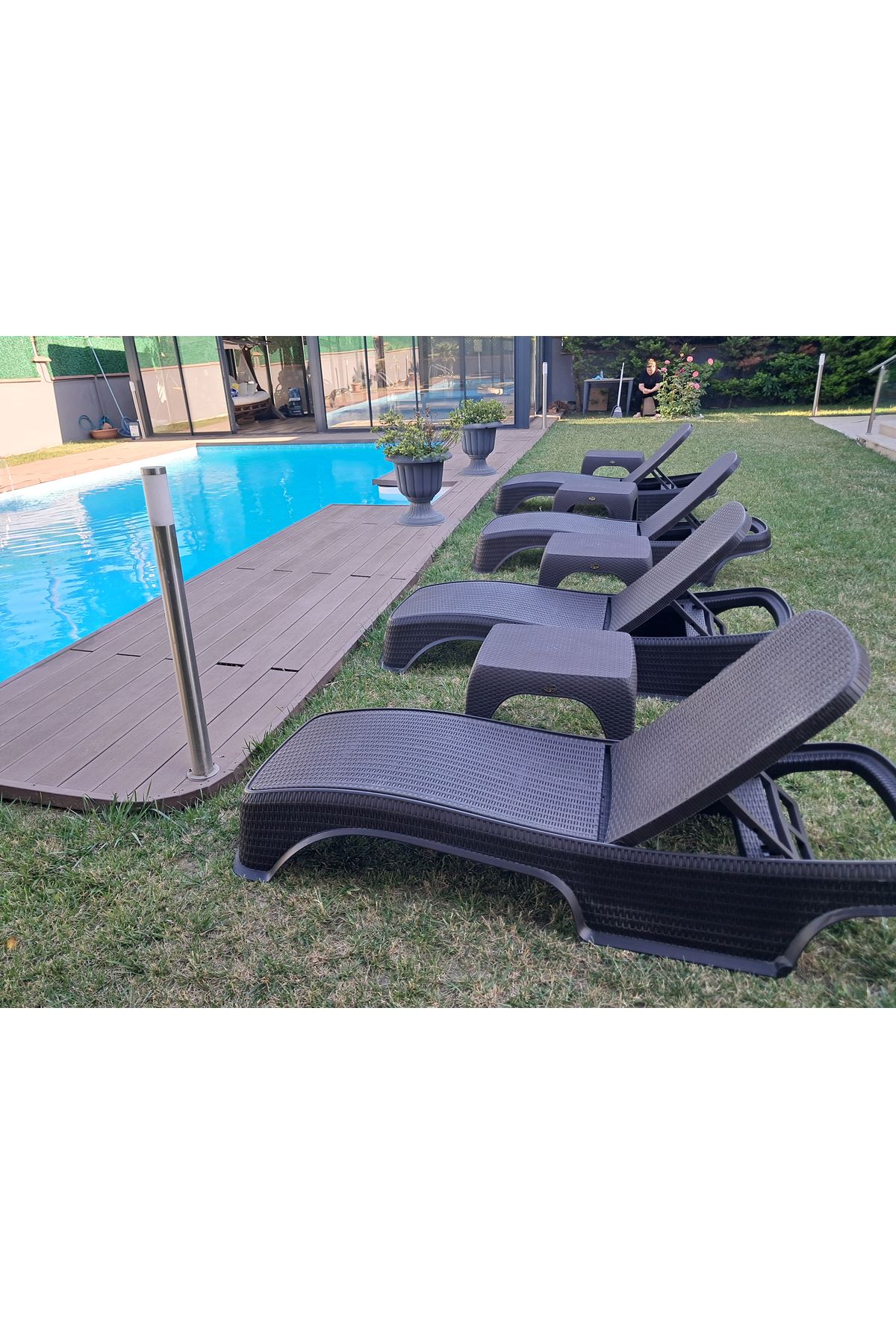 Brezza Royal Rattan Şezlong 4 Adet