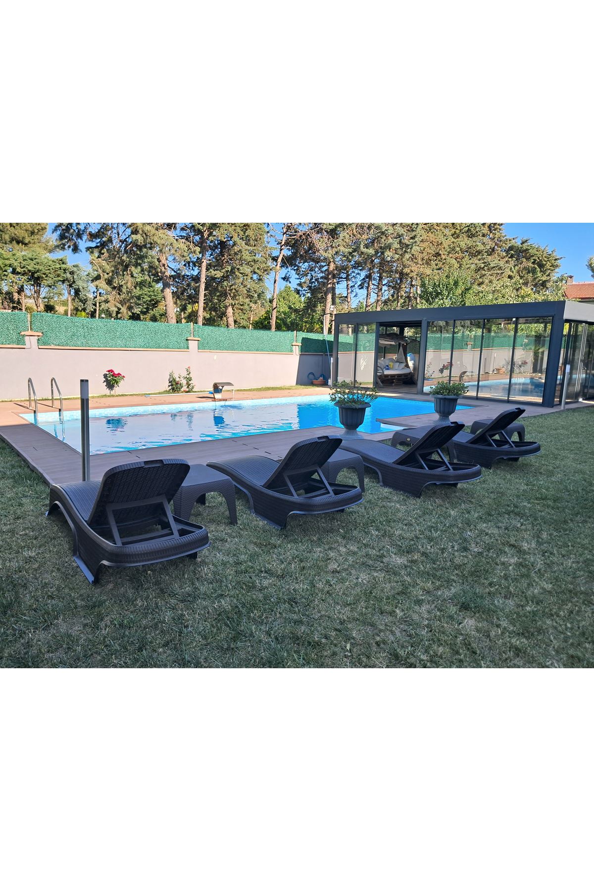 Brezza Royal Rattan Şezlong 4 Adet