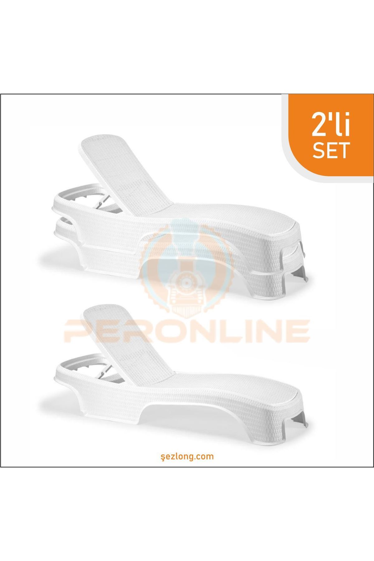 Brezza Royal Rattan Şezlong 2 Adet