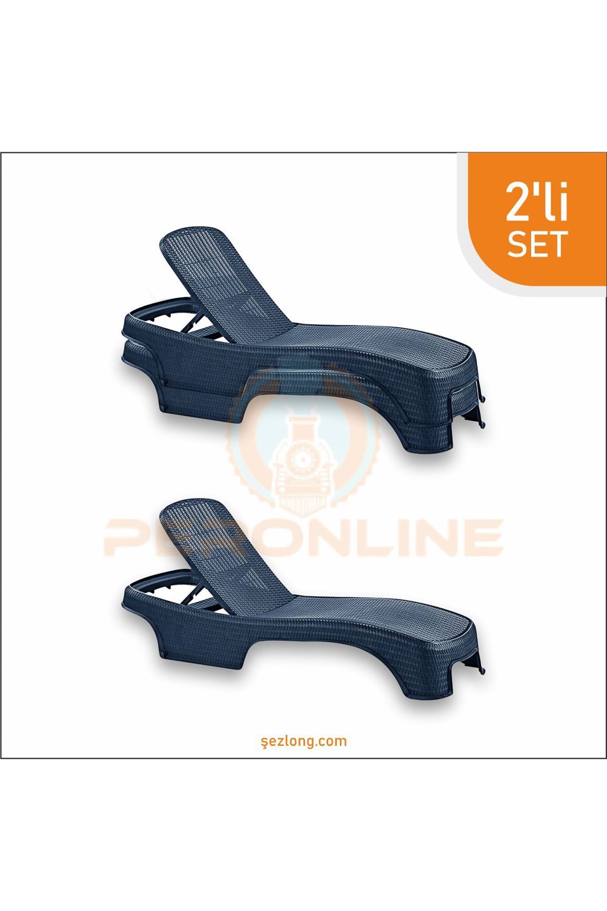 Brezza Royal Rattan Şezlong 2 Adet