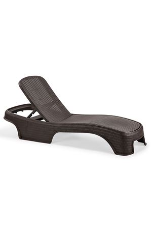 Brezza Rattan Şezlong Bitter Kahve