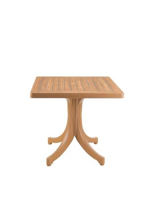 Papatya Diva 80x80 Teak-Ahşap Dekor