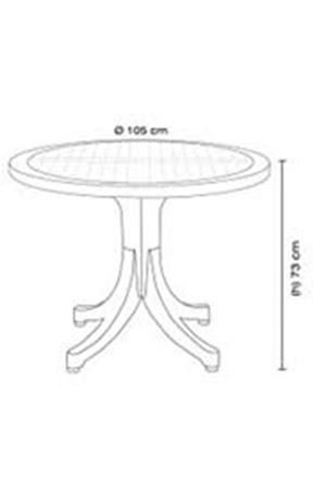 Papatya Pera 105 Teak-Ahşap Dekor