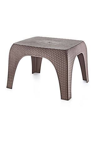 Brezza Hasır Sehpa Koyu Kahve