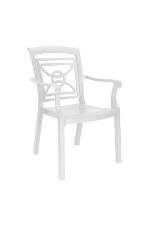 Papatya Commadore Sandalye Beyaz