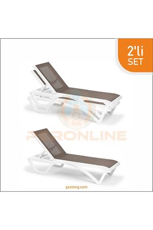 Brezza Royal Fileli Şezlong 2 Adet