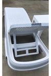 Brezza Royal Rattan Şezlong Beyaz