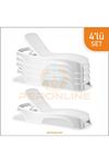 Brezza Royal Rattan Şezlong 4 Adet